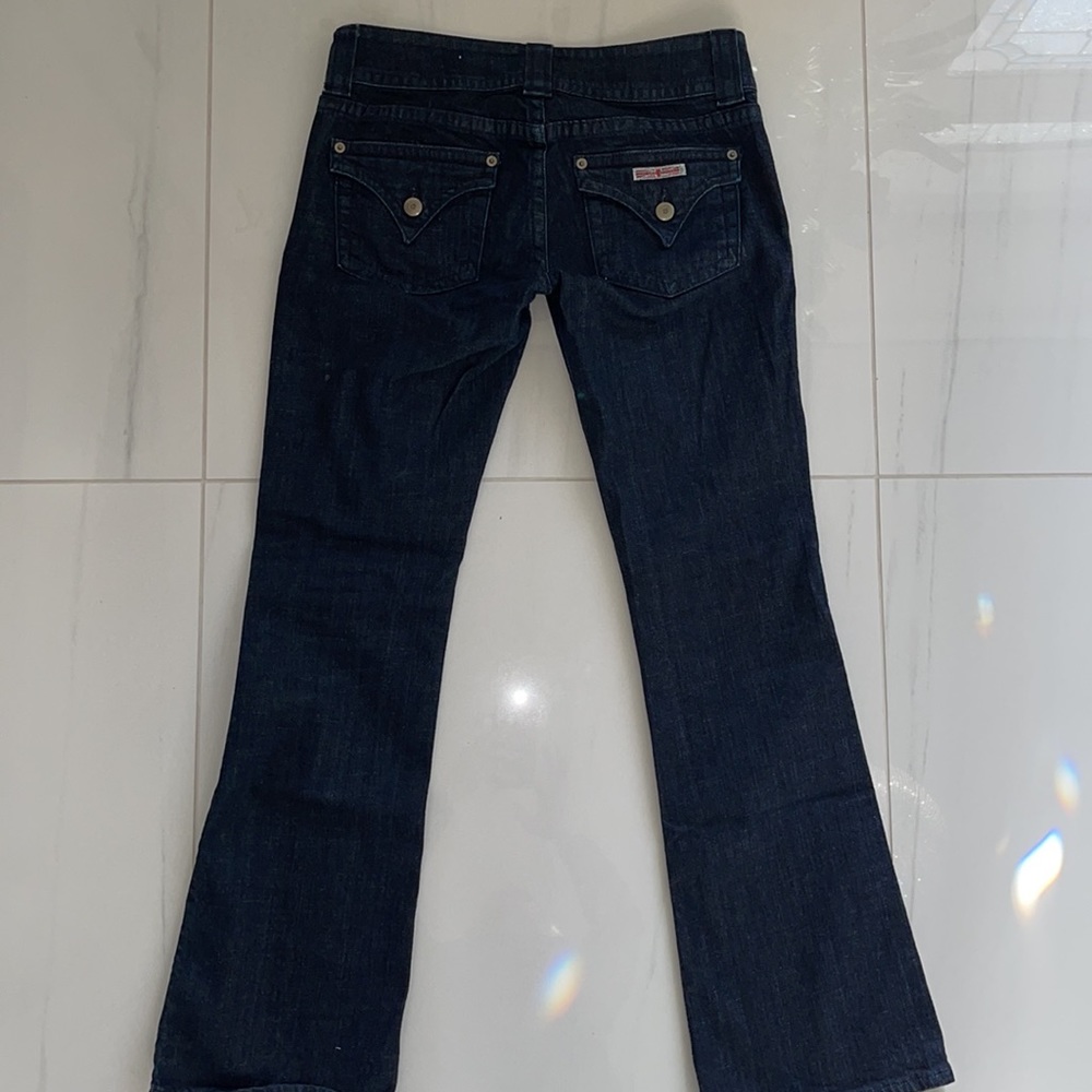 Hudson Dark Denim Low Rise Boot Cut Jeans Size 27 - Picture 6 of 7